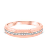 Photo of Ida 1/5 ct tw. Diamond Mens Band 10K Rose Gold [BT204RM]