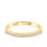 Photo of Asoka 1/10 ct tw. Lab Grown Diamond Ladies Band 14K Yellow Gold [BT5867YL]