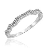 Photo of Ellen 1/3 ct tw. Diamond Ladies Band 10K White Gold [BT478WL]
