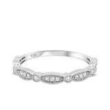 Photo of Sisu 1/4 ct tw. Lab Grown Diamond Ladies Band 10K White Gold [BT5863WL]