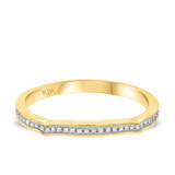 Photo of Hurst 1/8 ct tw. Diamond Ladies Band 10K Yellow Gold [BT203YL]