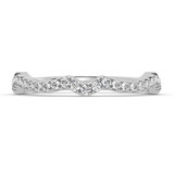 Photo of Aziel 3/8 ct tw. Lab Grown Diamond Ladies Band 14K White Gold [BT5874WL]