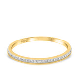 Photo of Zoey 1/8 ct tw. Diamond Ladies Band 14K Yellow Gold [BT208YL]
