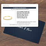 Zoey 1/8 ct tw. Diamond Ladies Band 14K Yellow Gold