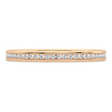 Photo of Jacinta 1/3 ct tw. Lab Grown Diamond Ladies Band 14K Rose Gold [BT5895RL]