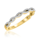 Photo of Amell 1/5 ct tw. Lab Grown Diamond Ladies Band 10K Yellow Gold [BT5864YL]