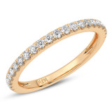 Photo of Nero 5/8 ct tw. Lab Grown Diamond Ladies Band 14K Rose Gold [BT5876RL]