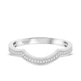 Photo of Charlie 1/8 ct tw. Diamond Ladies Band 14K White Gold [BT484WL]