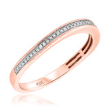 Photo of Zuberi 1/10 ct tw. Lab Grown Diamond Ladies Band 14K Rose Gold [BT5865RL]