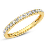 Photo of Cassia 1/2 ct tw. Lab Grown Diamond Ladies Band 14K Yellow Gold [BT5896YL]