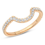 Photo of Rhiannon 1/2 ct tw. Lab Grown Diamond Ladies Band 14K Rose Gold [BT5887RL]