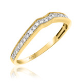 Photo of Autry 3/8 ct tw. Lab Grown Diamond Ladies Band 14K Yellow Gold [BT5869YL]