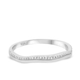 Photo of Dolley 1/10 ct tw. Diamond Ladies Band 10K White Gold [BT205WL]