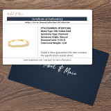 Dolley 1/10 ct tw. Diamond Ladies Band 10K Yellow Gold