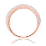 Photo of Dashiell 1 1/3 ct tw. Diamond Wedding Band Set 14K Rose Gold [BT201RM]