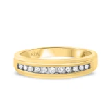 Photo of Sinead 3/8 ct tw. Diamond Wedding Band Set 14K Yellow Gold [BT430YM]