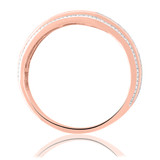 Photo of Louis 1/2 ct tw. Diamond Wedding Band Set 10K Rose Gold [BT498RM]