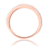 Photo of Charlotte 5/8 ct tw. Diamond Wedding Band Set 14K Rose Gold [BT473RM]