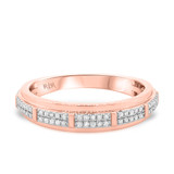 Photo of Charlotte 5/8 ct tw. Diamond Wedding Band Set 14K Rose Gold [BT473RM]