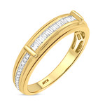 Photo of Margot 1/2 ct tw. Diamond Wedding Band Set 14K Yellow Gold [BT493YM]