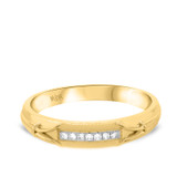 Photo of Nora 1/3 cttw His and Hers Matching Wedding Band Set 14K Yellow Gold [BT210YL]