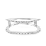 Photo of Charlotte 5/8 ct tw. Diamond Wedding Band Set 10K White Gold [BT473WL]
