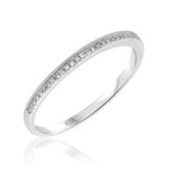 Photo of Zoey 3/8 ct tw. Diamond Wedding Band Set 14K White Gold [BT208WL]