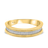 Photo of Evangeline 1/4 ct tw. Diamond Wedding Band Set 10K Yellow Gold [BT491YM]