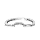 Photo of Morgan 1/2 ct tw. Diamond Wedding Band Set 10K White Gold [BT431WL]
