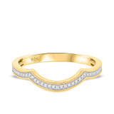 Photo of Charlie 1/2 ct tw. Diamond Wedding Band Set 14K Yellow Gold [BT484YL]