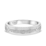 Photo of Amelia 1/4 ct tw. Diamond Wedding Band Set 14K White Gold [BT487WM]
