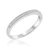 Photo of Louis 1/2 ct tw. Diamond Wedding Band Set 14K White Gold [BT498WL]