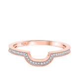 Photo of Poppy 3/8 ct tw. Diamond Wedding Band Set 14K Rose Gold [BT494RL]