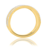 Photo of Charlotte 5/8 ct tw. Diamond Wedding Band Set 10K Yellow Gold [BT473YL]