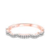 Photo of Ellen 1 1/3 ct tw. Diamond Wedding Band Set 10K Rose Gold [BT478RL]
