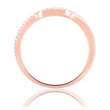Photo of Elijah 1/2 ct tw. Diamond Wedding Band Set 10K Rose Gold [BT485RL]