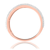 Photo of Astrid 2/3 ct tw. Diamond Wedding Band Set 10K Rose Gold [BT492RM]