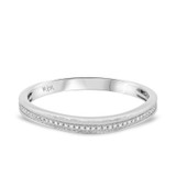 Photo of Elise 3/8 ct tw. Diamond Wedding Band Set 10K White Gold [BT481WL]