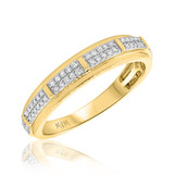 Photo of Charlotte 5/8 ct tw. Diamond Wedding Band Set 14K Yellow Gold [BT473YM]