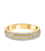Photo of Louis 1/2 ct tw. Diamond Wedding Band Set 10K Yellow Gold [BT498YM]