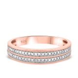Photo of Shamir 3/4 ct tw. Diamond Wedding Band Set 10K Rose Gold [BT202RM]