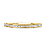 Photo of Declan 1/3 ct tw. Diamond Wedding Band Set 14K Yellow Gold [BT482YL]