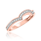 Photo of Shamir 3/4 ct tw. Diamond Wedding Band Set 14K Rose Gold [BT202RL]