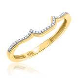 Photo of Morgan 1/2 ct tw. Diamond Wedding Band Set 14K Yellow Gold [BT431YL]