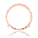 Photo of Violet 7/8 ct tw. Diamond Wedding Band Set 14K Rose Gold [BT474RL]