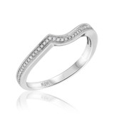 Photo of Astrid 2/3 ct tw. Diamond Wedding Band Set 10K White Gold [BT492WL]