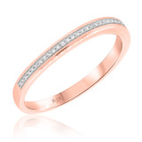 Photo of Ida 1/3 ct tw. Diamond Wedding Band Set 10K Yellow Gold [BT204YL]