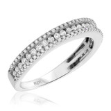 Photo of Ellen 1 1/3 ct tw. Diamond Wedding Band Set 14K White Gold [BT478WM]