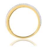 Photo of Astrid 2/3 ct tw. Diamond Wedding Band Set 10K Yellow Gold [BT492YM]