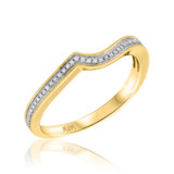 Photo of Astrid 2/3 ct tw. Diamond Wedding Band Set 10K Yellow Gold [BT492YL]